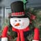 Glitzhome® 13" Jumbo Christmas Fabric Snowman Ornament Set